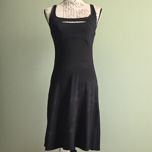 Susana Monaco Elegant Black Midi Dress